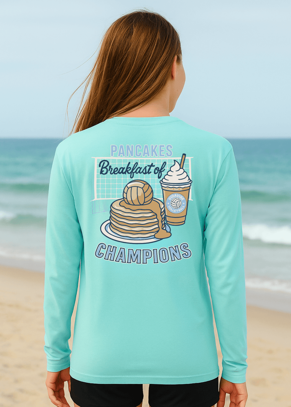Pancakes - Breakfast of Champions Long Sleeve Dri-Fit